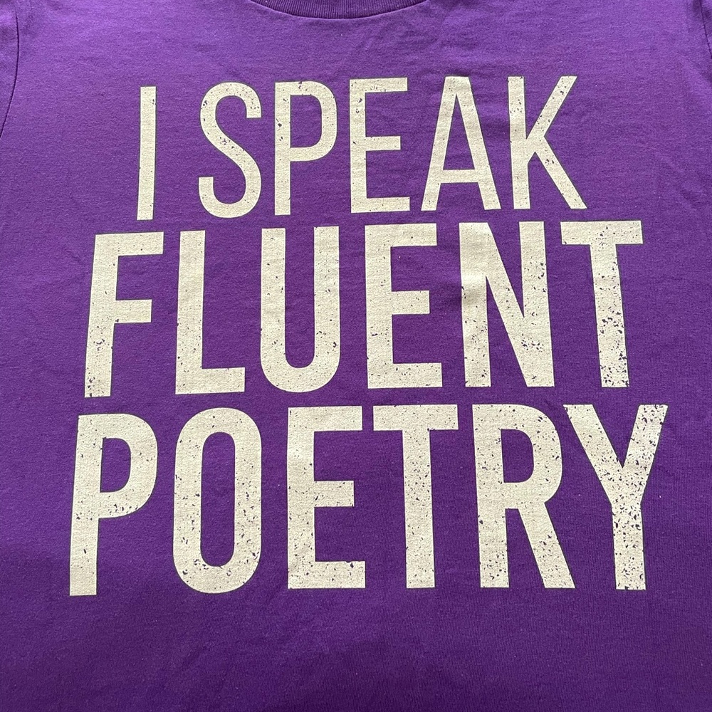 “I Speak Fluent Poetry” Kids T-Shirt
